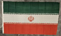 Fahne Flagge Iran mit Wappen - 90 x 150 cm