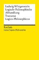 Logisch-Philosophische Abhandlung. Tractatus Logico-Philosophicus. [Great Papers