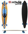 Original Streetsurfing LONGBOARD  Pintail Komplett in 4 Design zur Wahl