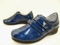 Vitaform Halbschuhe Sneaker Bequem Klettverschluss Damen Schuhe Leder Gr.36 Blau