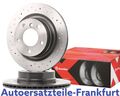 2x BREMBO Gelochte Bremsscheiben HINTEN BMW 1er E81 E87 + 3er E90 E91 E92 E93