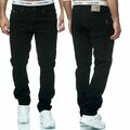 Herren Jeans Hose Stretch Übergröße Übergrößen 5 Pocket Jeanshose SCHWARZ BLAU