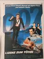 Lizenz zum töten Kinoplakat Poster A1, James Bond, Timothy Dalton, 007