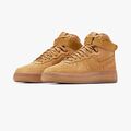 Nike Air Force AF 1 High Braun Brown Wheat Beige Neu