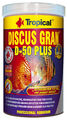 Tropical Discus Gran D - 50 Plus 1 Liter Diskus Granulat Farbfutter