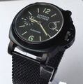 Parnis 44mm mit Stahlband schwarz