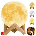 LED MOND LAMPE 3D MOON LIGHT TOUCH SENSOR NACHTLICHT MONDLICHT KINDER NACHTLAMPE