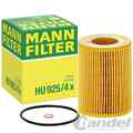 MANN ÖLFILTER HU925/4X passend für BMW 3ER E36 E46 5ER E39 E60 7ER X3 Z3 CABRIO