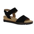 Gabor Comfort 22750-47 Sandalette, Damen, Schwarz, Leder, Keilsandaletten -