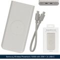 Original Samsung Induktive Powerbank EB-U2510 10000 mAh 25W Ladegerät 2x USB-C