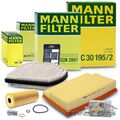 MANN-FILTER INSPEKTIONSPAKET FILTERSATZ B FÜR MERCEDES KOMBI W202 S202 C180 200