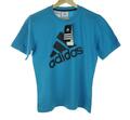 Brandneu mit Etikett Jungen Kinder Adidas T-Shirt Alter 11 12 Jahre 152 cm geprägt blaugrün