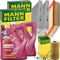 MANN INSPEKTIONSPAKET+10L MANNOL 5W-30 ÖL passend für 2.0 dCi RENAULT LAGUNA III