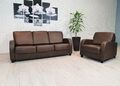 Echt Leder Sofagarnitur Lisbona 3+1 Echtleder Set Sofa Couch + Sessel Ledermöbel