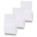 2X(3 Rollen Weißes Etikettenpapier, Weiß, 50 X 30 Mm, Kompatibel mit Etiket6617