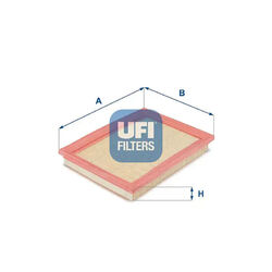 Luftfilter Filtereinsatz 30.168.00 UFI für FORD MAZDA MINI