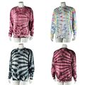 Pullover Sweater Batik Sun verschiedene Farben Festival Hippie Goa Yoga