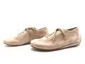 Semler Damen Halbschuhe Gr. 37,5 Schnürschuhe Freizeitschuhe Komfortschuhe Beige