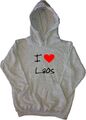 I Love Heart Laos Kinder Hoodie Sweatshirt
