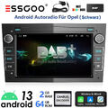 2+64GB CarPlay Autoradio Android GPS Navi DAB+ Für Opel Astra H Corsa C/D Zafira