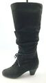 CAPRICE DAMEN STIEFEL STIEFELETTEN BOOTS GR:38 UK:5 SCHWARZ