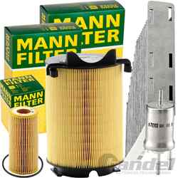 MANN FILTER INSPEKTIONSPAKET passend für 2.0 FSI TOURAN PASSAT B6 GOLF 5 A3 8P