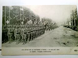 Les Fetes de la Victoire a Paris. 14. Jul. 1919. Le Défilé - Troupes Américaines