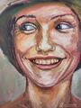 Ölgemälde Frau Portrait Ölbild  Modern Art Alexander Diener Kunst Unikat Gesicht