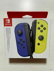 Nintendo Switch Joy-Con 2er-Set Blau / Neon-Gelb Controller Original | NEU | OVP