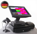 15" Kassensystem NAGELSTUDIO KOSMETIKSTUDIO FRISEURSALON WELLNES Drucker Scanner