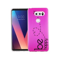 LG V30 Hülle Case Handy Cover Schutz Tasche Schutzhülle Bumper Schale Etuis Pink