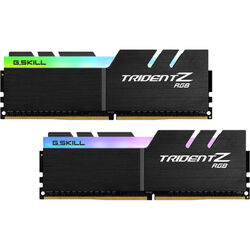 G.Skill DIMM 16 GB DDR4-3600 (2x 8 GB) Dual-Kit, Arbeitsspeicher, schwarzF4-3600C18D-16GTZR, Trident Z RGB