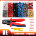 Crimpzange Set 1200 Aderendhülsen Aderendhülsenzange 0,25-10mm² Crimpzangen