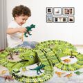 Grün Dinosaurier Eisenbahn Spielzeug Schienen auto Spielzeug Set  Kinder