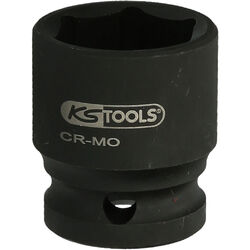 KS TOOLS 515.2186 2.1/2" Sechskant-Kraft-Stecknuss, 77 mm