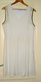 Kleid Sommerkleid ärmellos ecru weiss von Vero Moda Gr. L A-Linie mit Falten