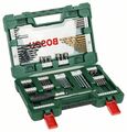 BOSCH V-Line TiN-Bohrer- und Bit-Set, 91-teilig, Ratschen-Schraubendreher