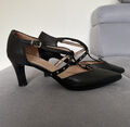 Hispanitas Pumps Schwarz Gr. 39 Leder