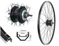 28" Hinterrad Shimano 8 Gang Nexus Nabenschaltung mit Freilauf schwarz 19-622