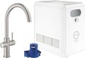 GROHE Blue Pro C-Outlet Starter Kit (Kühl-, Filter- und Sprudelfunktion, Bluetoo