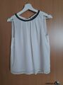 Vero Moda Top Tunika Blusentop Gr. XS Creme