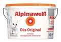 Alpinaweiß Das Original 2 L. nur 1 x streichen beste Deckkraft weiss innen matt