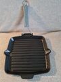 Staub Grill Pfanne 24 x 24cm schwarz Gusseisen Grillpfanne Bratpfanne