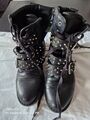 Buffalo Biker Boots Stiefeletten Gr.39 Leder