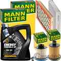 MANN INSPEKTIONSPAKET+4L MANNOL 5W-30 MOTORÖL passend für OPEL ASTRA J 1.3 CDTI