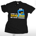 Come to the dark side star we have cookies  Krümelmonster wars T-Shirt fun kekse