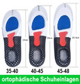 Komfortable Einlegesohlen Schuheinlagen Gel Fersensporn orthopädisch Schuhsohle