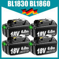 4X BL1830 18V 6.0Ah 9Ah 12Ah Akku Für Makita BL1850 BL1830 BL1860B Led Anzeige