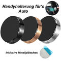 2x Handyhalterung Auto Magnet Armaturenbrett Universal Smartphone Halter Rund 