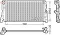 DENSO Kühler, Motorkühlung DRM05118 für MINI